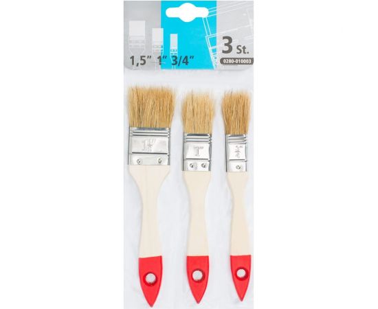 Набор кистей HARDY 3 шт, 1.5”, 1”, 3/4” 0280-010003 – изображение 6
