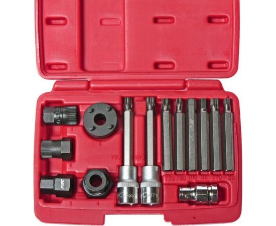 Набор съемников шкивов генераторов, 14 предметов JTC 4738 – изображение 2