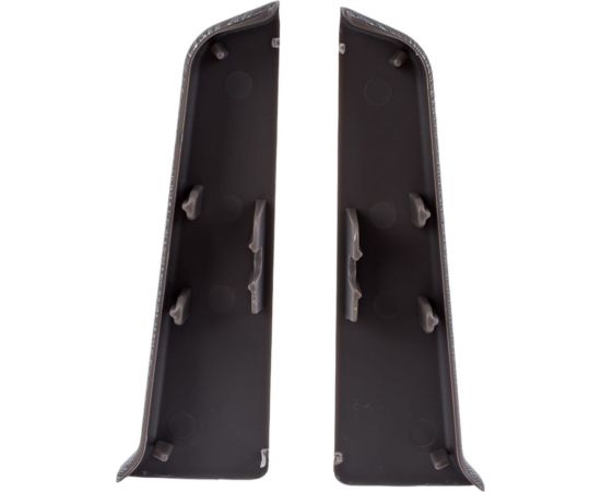 Торцевые заглушки для плинтуса DECONIKA (70 мм; 187 Алюминий темный; 2 шт.) Д-П70-Тп-Ф1 187 АЛМ ТЕМ – изображение 4