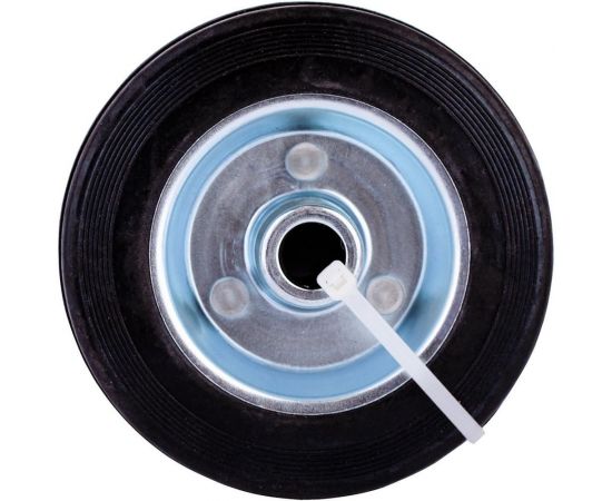 Колесо (100 мм; сталь/резина) Стройбат 349870 – изображение 2