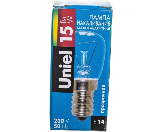 Лампа накаливания Uniel CL-15/E14 картон IL-F25 1854 – изображение 2