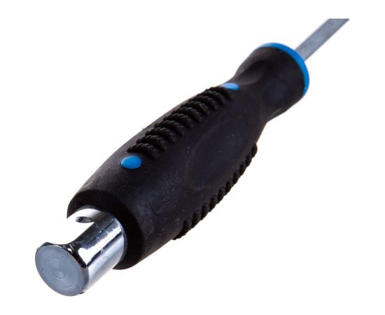 Отвертка Forsage шлицевая силовая магнитная под ключ Profi S2 SL5.5х100мм 26912 – изображение 2