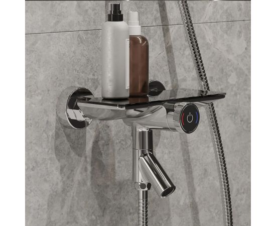 Смеситель для ванны IDDIS Shelfy с управлением Push Control SHESBBTi02WA – изображение 8