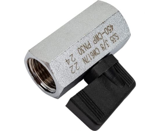 Шаровой кран RUB серия NAPOLI (S.35), 3/8 DN8 PN30, ВР-ВР, флажок S35CF0 – изображение 4