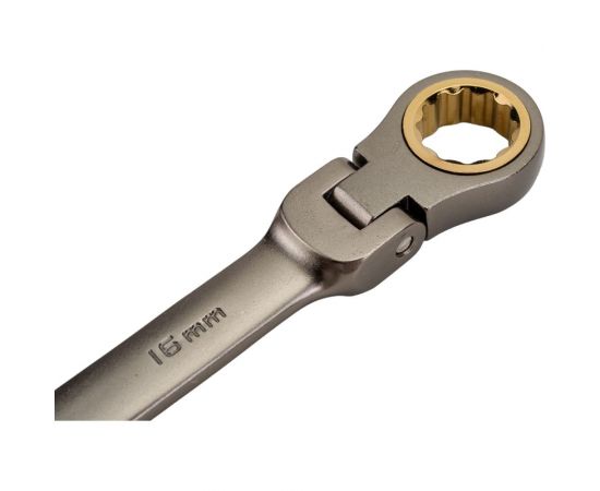 Ключ с трещоткой SKRAB 16мм шарнирный 44386 – изображение 5