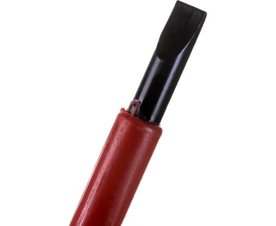 Шлицевая диэлектрическая отвертка Ladina GREPP SL5,5х125 мм, CrV, двухкомпонентная рукоятка 202-028 – изображение 5