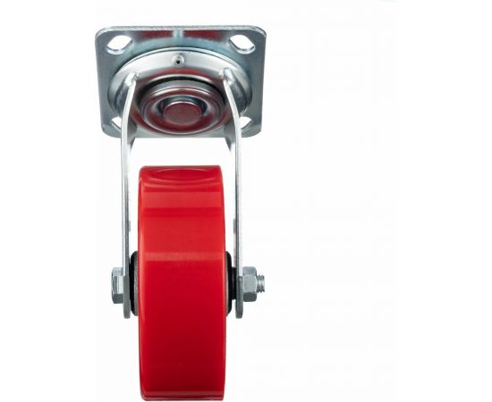 Колесо поворотное (125 мм; игольчатый подшипник; грузоподъемность 250 кг; чугун; полиуретан) СТЕЛЛА-ТЕХНИК N29125CPU – изображение 2