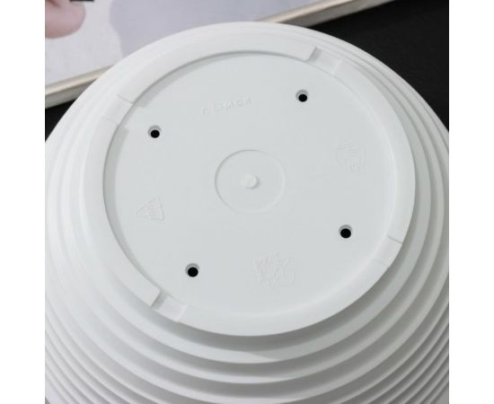 Горшок для цветов с поддоном СИМАЛЕНД Алиса 1.5 л, 20х10 см, белый 4330129 – изображение 4