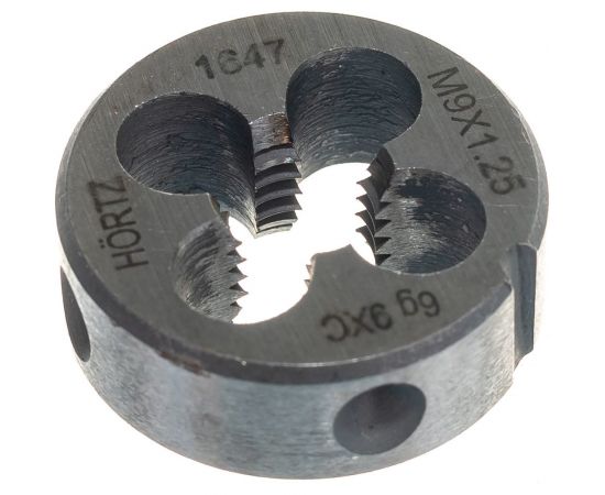 Плашка М 9 х1.25 9ХС HORTZ 204005 – изображение 4