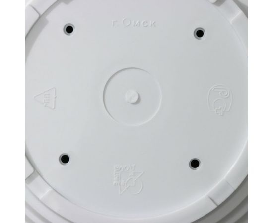 Горшок для цветов с поддоном СИМАЛЕНД Алиса 1.5 л, 20х10 см, белый 4330129 – изображение 3