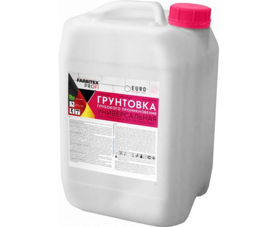 Грунтовка FARBITEX ПРОФИ (акриловая; глубокого проникновения; 5 кг) 4300002309 