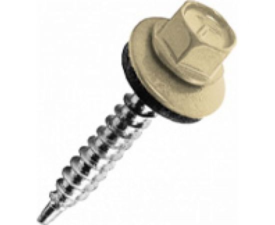 Кровельный саморез Kenner 4,8х70 RAL1014 слоновая кость 100шт ск701014ф 