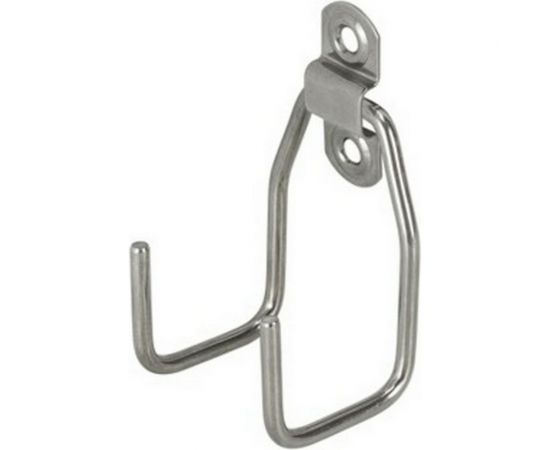 Универсальный двойной держатель VORMANN 52х55 мм, нержавеющая сталь, нагрузка до 20 кг 010290001 