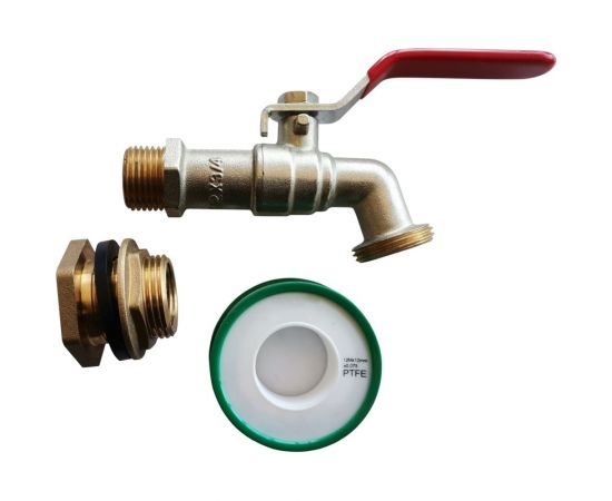 Набор для бочки: кран, штуцер Профитт 0872497 