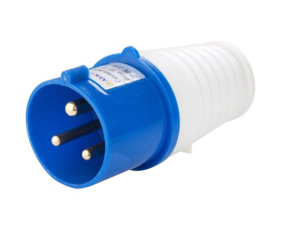 Вилка АБК-СИЛА НТ- 023 32А 2Р+РЕ 220В. IP-44 2шт. 2702304 