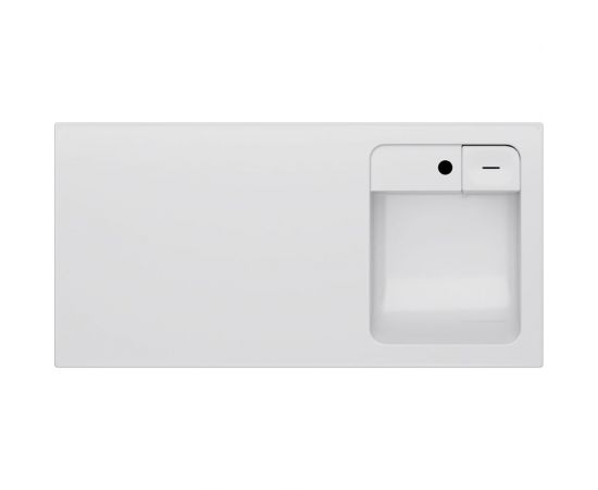 Раковина над стиральной машиной AM.PM X-Joy литьевой мрамор, правая, 100 см M85AWPR1001WG 