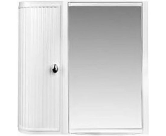 Подвесной шкаф с зеркалом BEROSSI ВК Hilton Premium Leftl 33601 снежно-белый 856903 