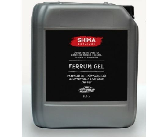 Очиститель дисков и кузова SHIMA DETAILER FERRUM GEL pH-нейтральный, cherry, 5 л 4634444150944 CHERRY 