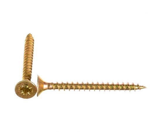 Шуруп VIPкрепеж жёлтый цинк 120 шт 31366 VIPS 