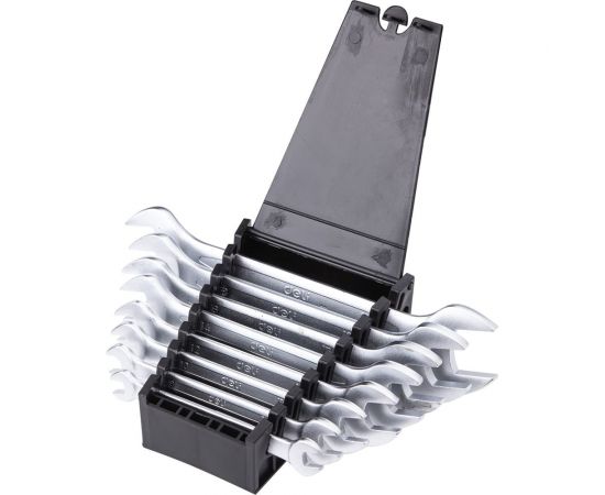 Набор двусторонних гаечных ключей DELI 8 шт. DL160008A 98317 – изображение 11