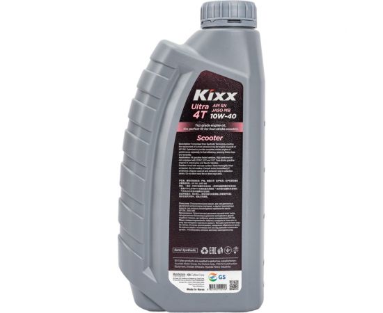 Масло моторное Ultra 4T Scooter (1 л; 10w-40; API SN, JASO MB) KIXX L5129AL1E1 – изображение 6