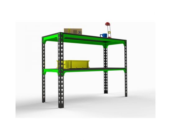 Стол-верстак 950x1400x600 (одна полка) SVPI951460 – изображение 3