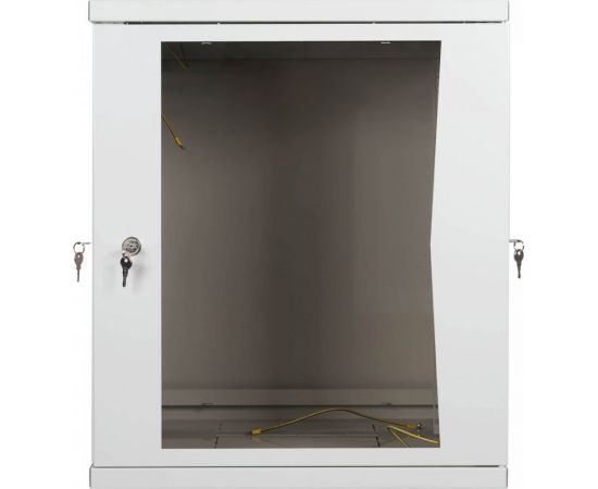 Настенный разборный шкаф КДДС 19"", 15U, стеклянная дверь, 600x450, серый УТ000003580 – изображение 3