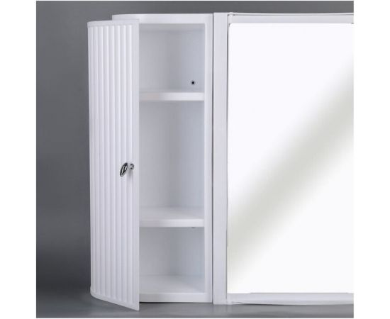 Подвесной шкаф с зеркалом BEROSSI ВК Hilton Premium Leftl 33601 снежно-белый 856903 – изображение 8