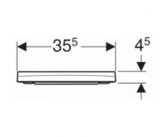 Сиденье для унитаза Geberit Slim с механизмом плавного закрывания SoftClose 500.687.01.1 00000074773 – изображение 2
