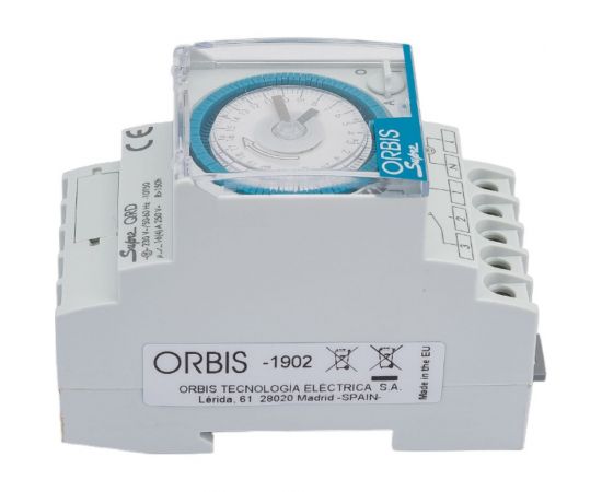 Реле времени модульное суточное Orbis SUPRA QRD OB290232N – изображение 5