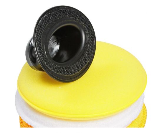 Аппликаторы из микрофибры для нанесения составов Airline набор 3 шт., с ручкой, 12.5х12.5 см ABPN002 – изображение 2