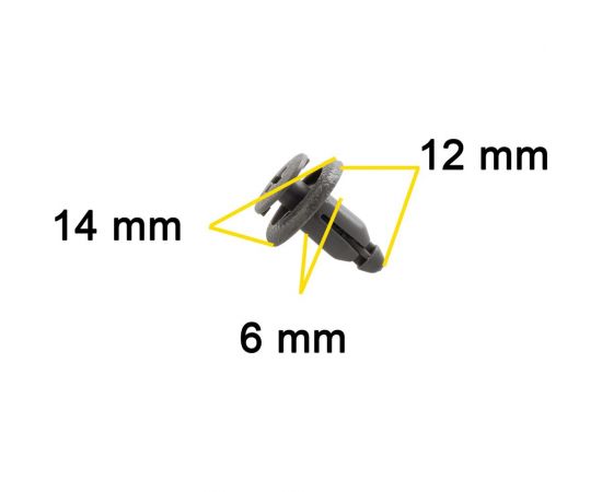 Автокрепеж для GM/Lexus/Nissan/Toyota 10 шт 94858864, 94858343, 0155301733 КрепАвто 0533 – изображение 2
