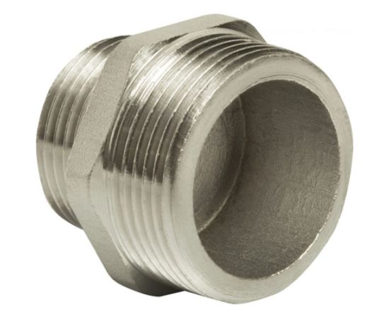 Переходной ниппель VRT 1 1/4""-1"", наружная/наружная, никель 1909-003225 508020 – изображение 3