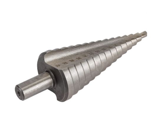 Сверло ступенчатое 15 ступеней, 4-32 мм, сталь HSS, шлифованное Спец 370102 – изображение 4