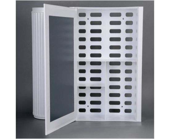 Подвесной шкаф с зеркалом BEROSSI ВК Hilton Premium Leftl 33601 снежно-белый 856903 – изображение 3