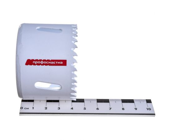 Коронка биметаллическая крупный зуб (60 мм, 38 мм, HSSE, М42) №047 Профоснастка 80101047 – изображение 3