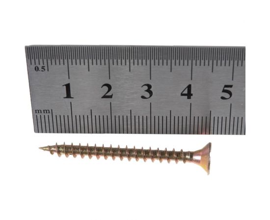 Шуруп VIPкрепеж жёлтый цинк 120 шт 31366 VIPS – изображение 3