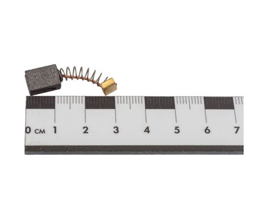 Щётки угольные У01596 5х8х10 мм, пятак-скоба 5х6 мм, 2 шт для Hammer, ИНТЕРСКОЛ Калибр 00000076425 – изображение 2