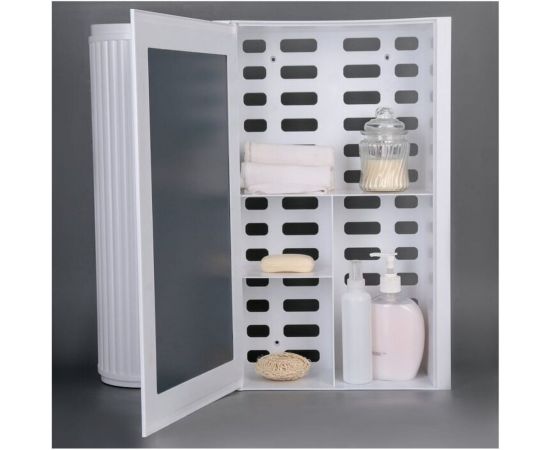 Подвесной шкаф с зеркалом BEROSSI ВК Hilton Premium Leftl 33601 снежно-белый 856903 – изображение 2