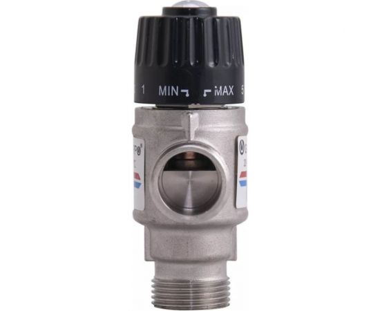 Клапан термосмесительный 3/4 нар/нар/нар боковое смешение 35-60 град. Gappo 550205 – изображение 6