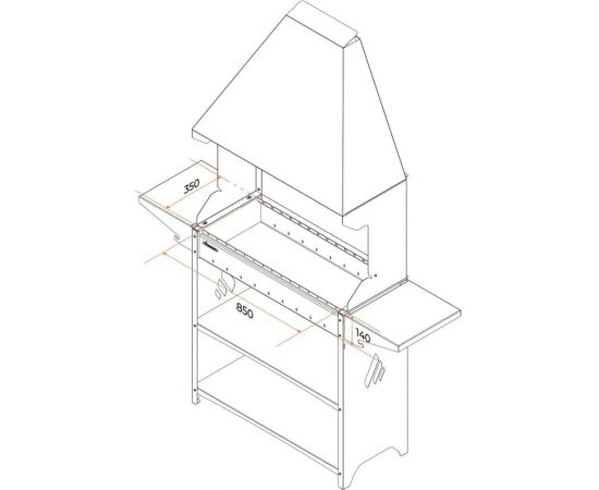 Мангал GRATAR Professional Standart ZONT PSZ 3000 – изображение 4