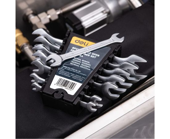 Набор двусторонних гаечных ключей DELI 8 шт. DL160008A 98317 – изображение 5