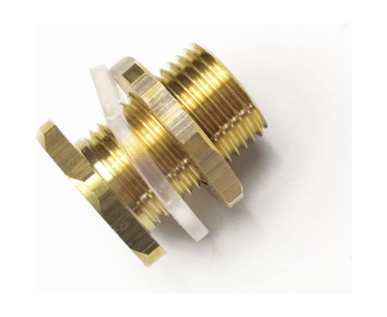 Переходник латунный для врезки в бочку НР 1/2" Профитт 3179874 – изображение 4