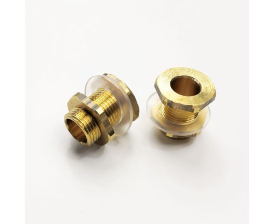 Переходник латунный для врезки в бочку НР 1/2" Профитт 3179874 – изображение 3