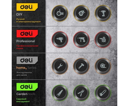 Набор двусторонних гаечных ключей DELI 8 шт. DL160008A 98317 – изображение 8