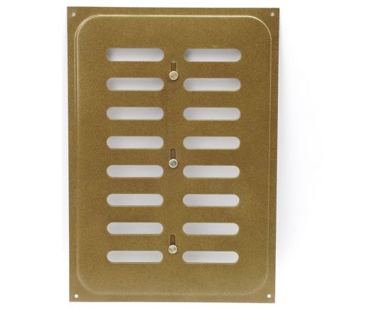 Решётка вентиляционная раздвижная 170x240 мм, бронзовый металлик Трибатрон 87973 