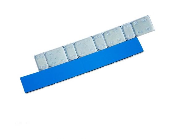 Адгезивные груза R2R 5-10 г синий скотч, Zn, 100 шт. (БП) FE-080 