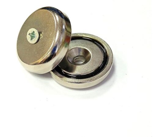 Магнитное крепление с зенковкой Проф-магнит А36, сцепление 29 кг, 2 шт. PMYP-A-36 