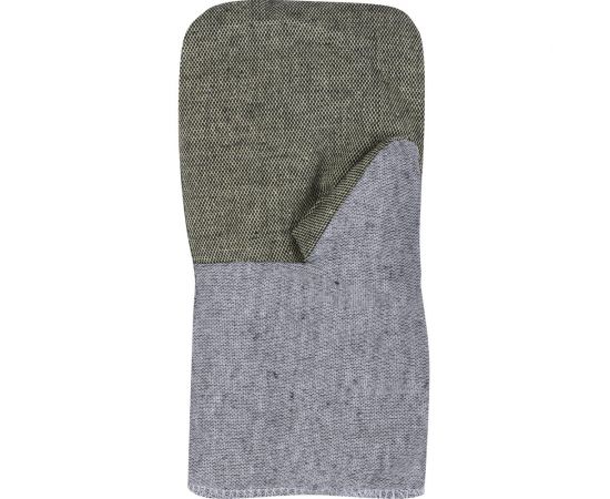 Рабочие рукавицы TDM Полюс, брезентовый наладонник, серые, 1 пара, SQ1016-0517 