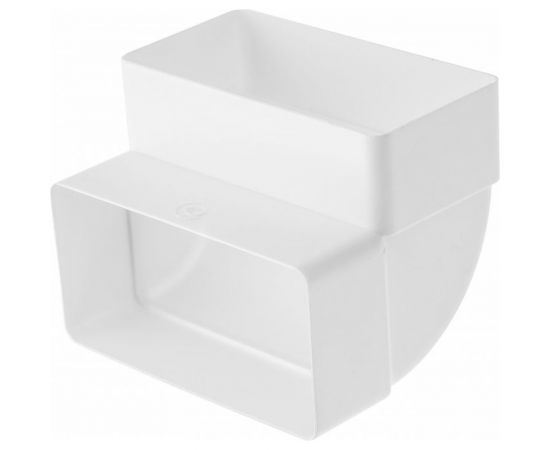 Колено вертикальное 90 градусов для плоских воздуховодов 55х110 мм ORE 4607122242378 